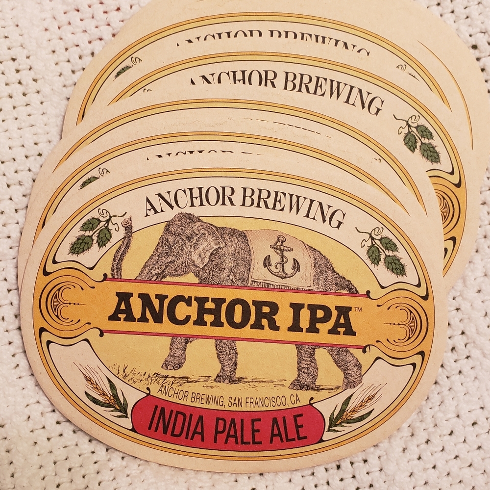 Anchor Brewing Anchir IPA coasters
